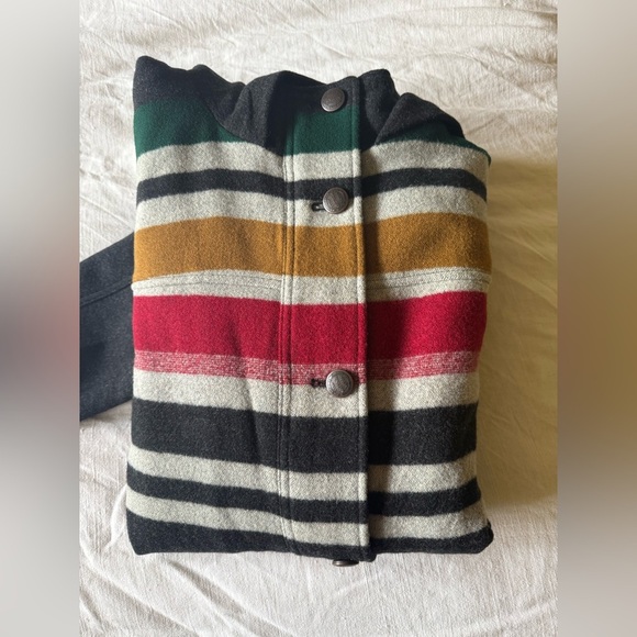 COPY - Pendleton New With Tags  Women's Camp Stripe Wool Parka - Picture 7 of 9